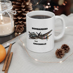 Bombardino Crocodillo Mug | Italian Brainrot Mug | Funny Meme Coffee Mug | Viral TikTok Gift | Ceramic Coffee Cup