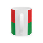 Burkina Faso Flag Mug | Patriotic Coffee Cup | Gift for Expats, Burkina Faso Heritage & Travelers