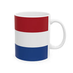 Netherlands Flag Mug | Patriotic Coffee Cup | Gift for Expats, Netherlands Heritage & Travelers