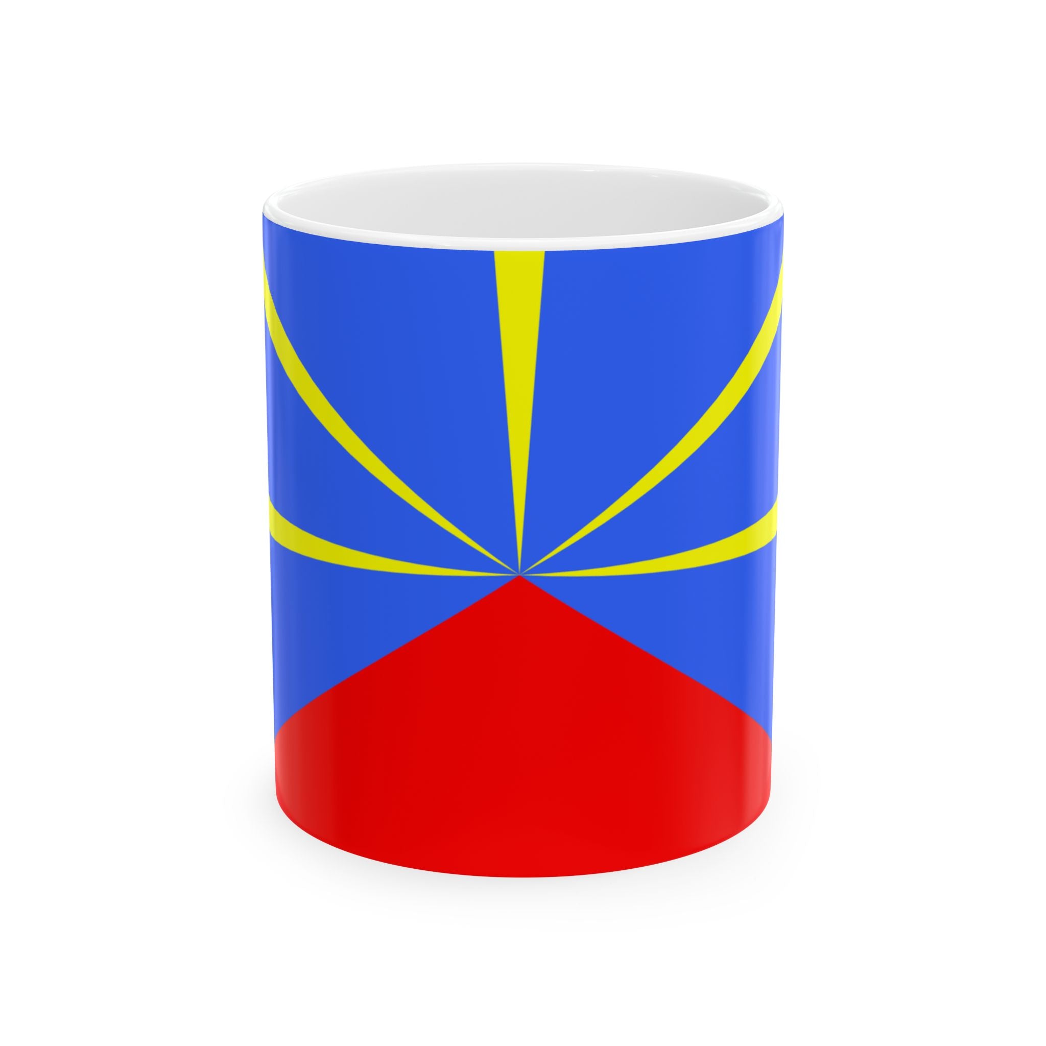 Réunion Flag Mug | Patriotic Coffee Cup | Gift for Expats, Réunion Heritage & Travelers