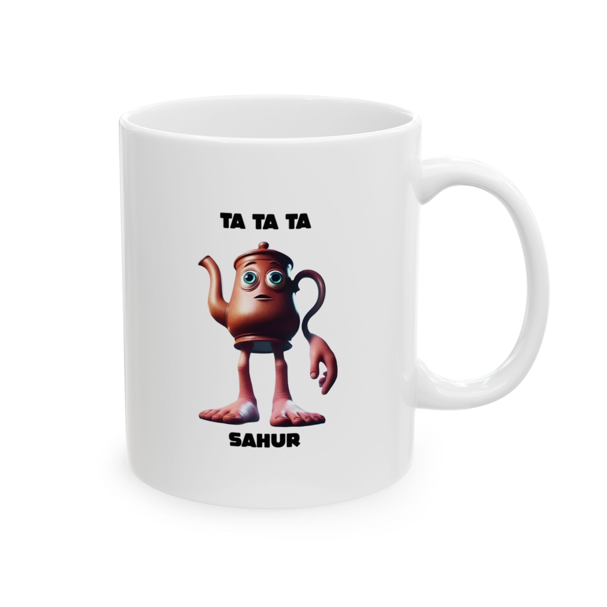 Ta Ta Ta Sahur Mug | Italian Brainrot Mug | Funny Meme Coffee Mug | Viral TikTok Gift | Ceramic Coffee Cup