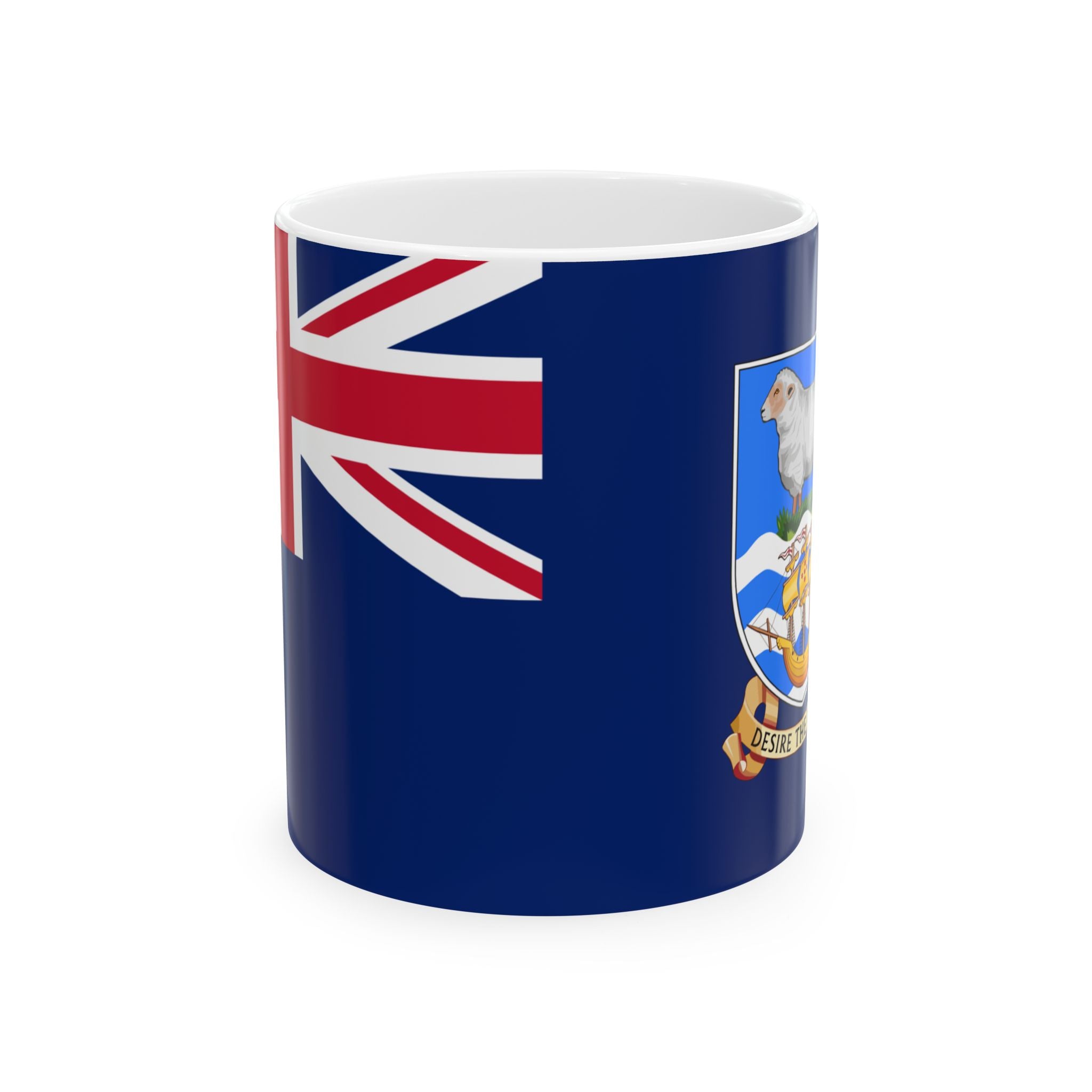 Falkland Islands Flag Mug | Patriotic Coffee Cup | Gift for Expats, Falkland Islands Heritage & Travelers