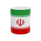 Iran Flag Mug | Patriotic Coffee Cup | Gift for Expats, Iran Heritage & Travelers