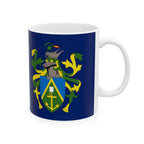 Pitcairn Islands Flag Mug | Patriotic Coffee Cup | Gift for Expats, Pitcairn Islands Heritage & Travelers