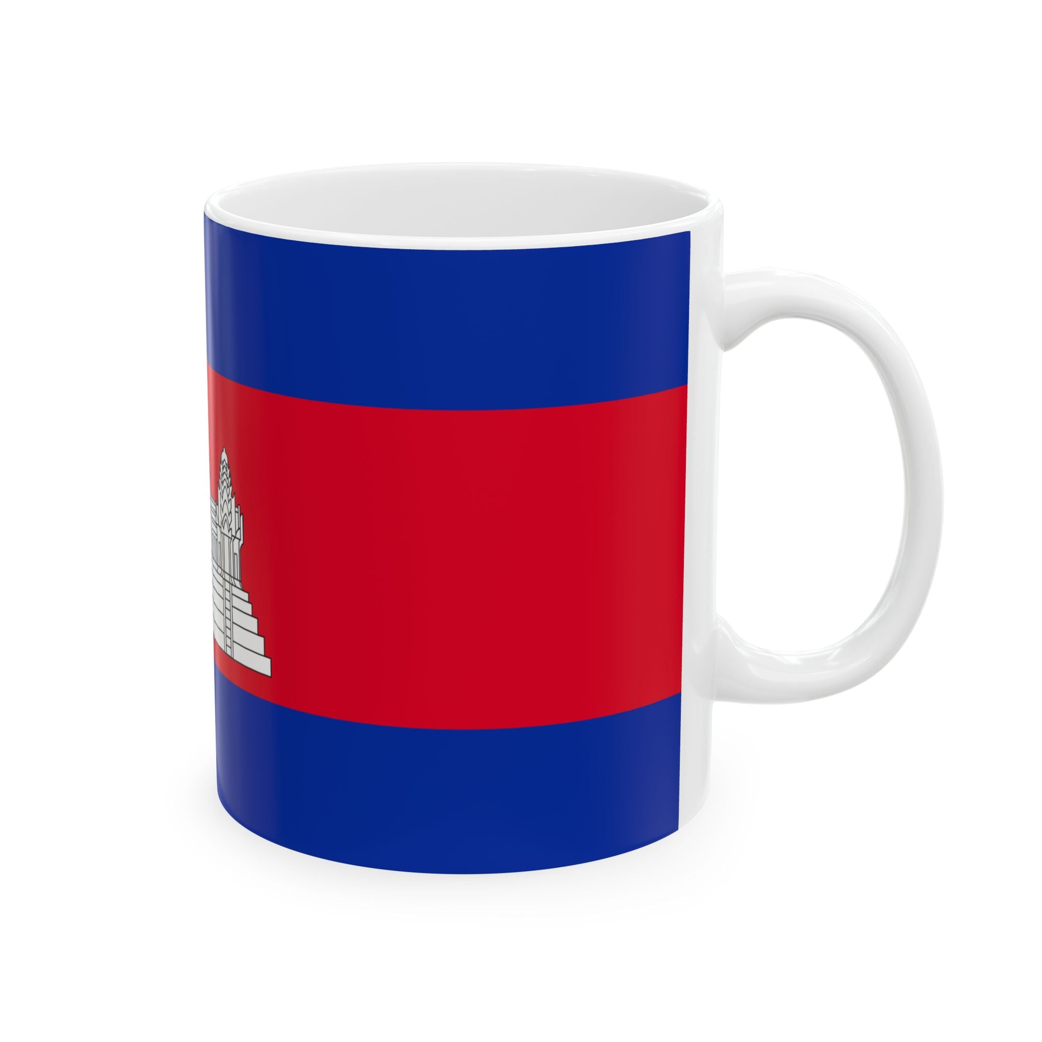 Cambodia Flag Mug | Patriotic Coffee Cup | Gift for Expats, Cambodia Heritage & Travelers