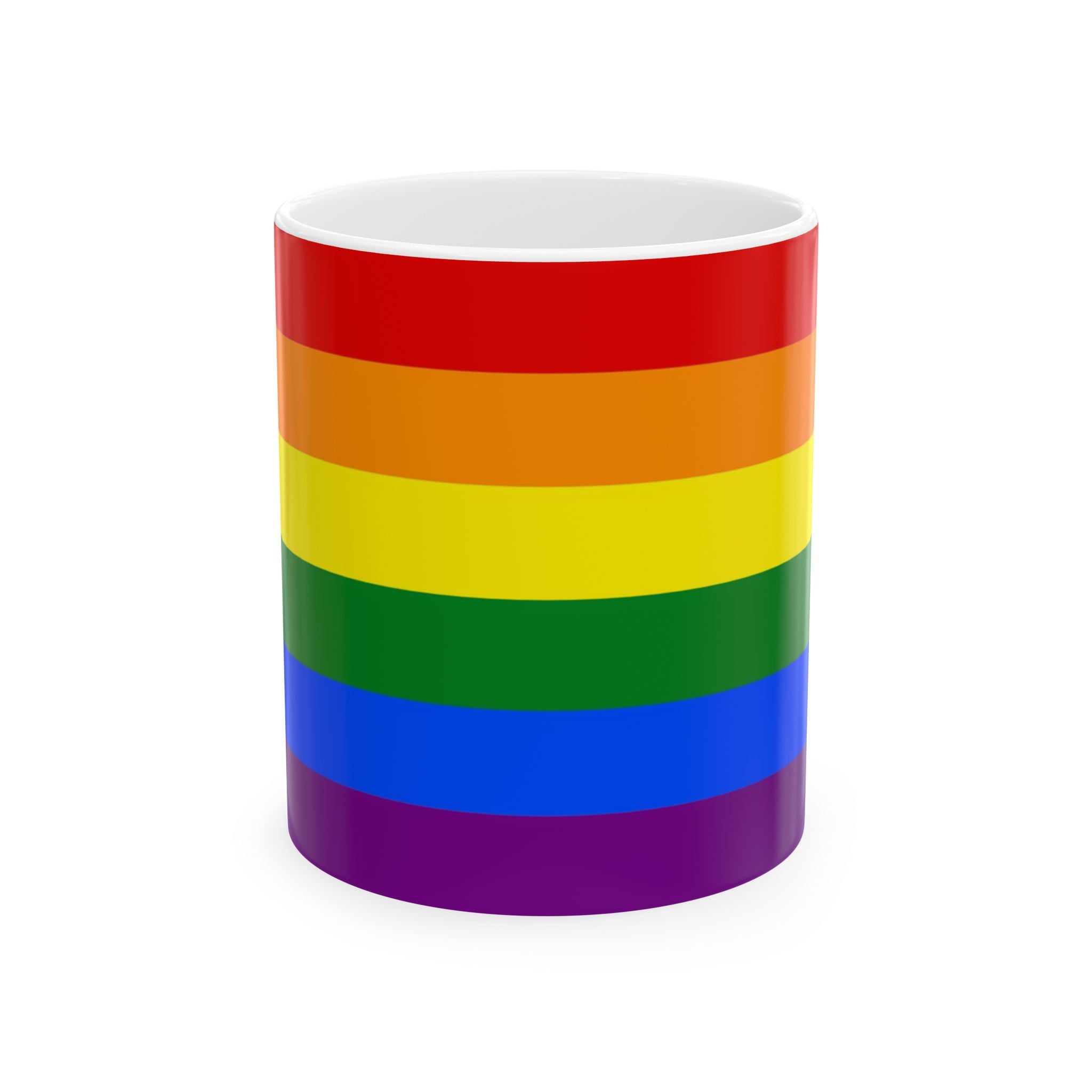 Traditional Pride Mug | Traditional Flag Coffee Cup | LGBTQ+ Pride Gift | Queer Community Mug