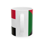 Sudan Flag Mug | Patriotic Coffee Cup | Gift for Expats, Sudan Heritage & Travelers