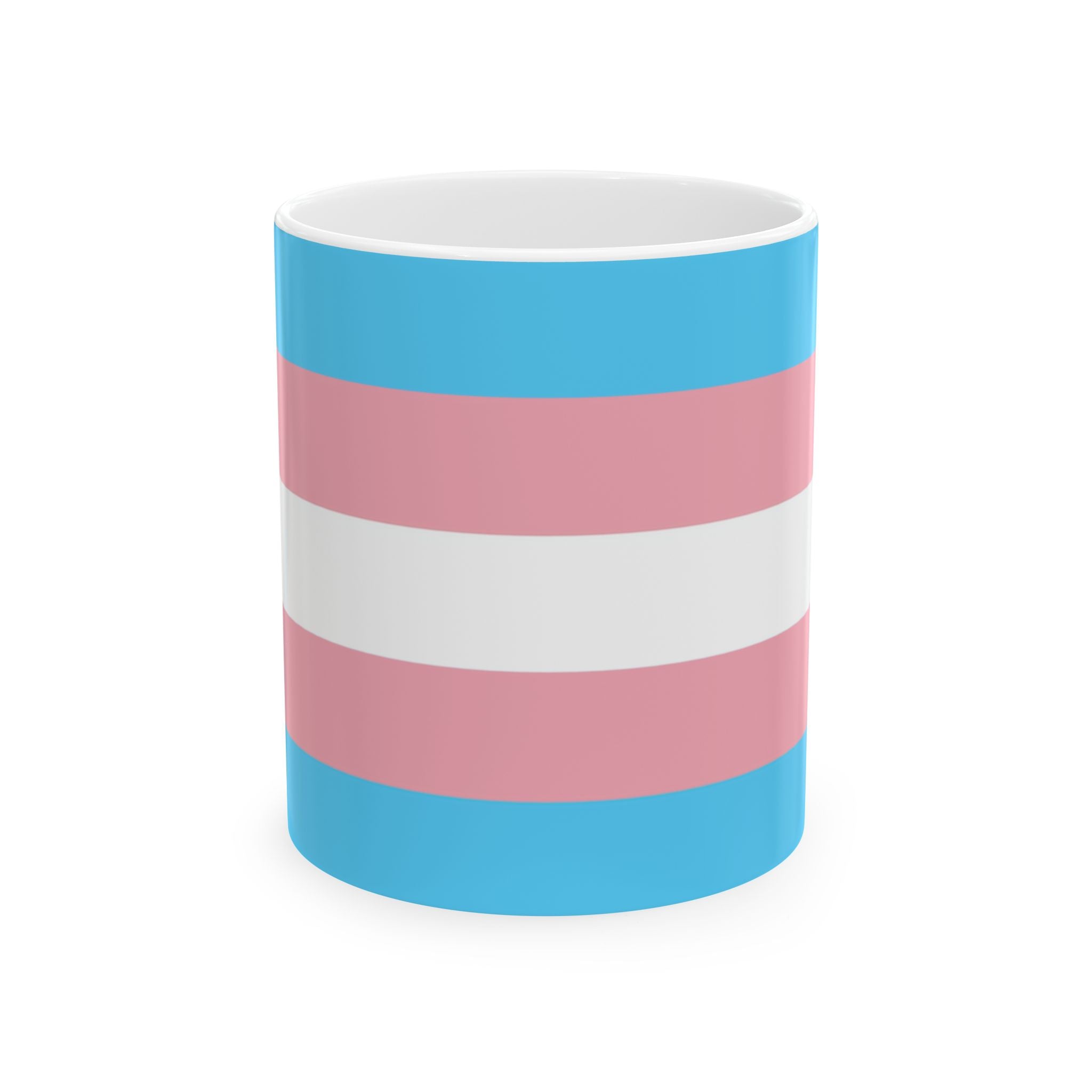 Transgender Pride Mug | Transgender Flag Coffee Cup | LGBTQ+ Pride Gift | Queer Community Mug