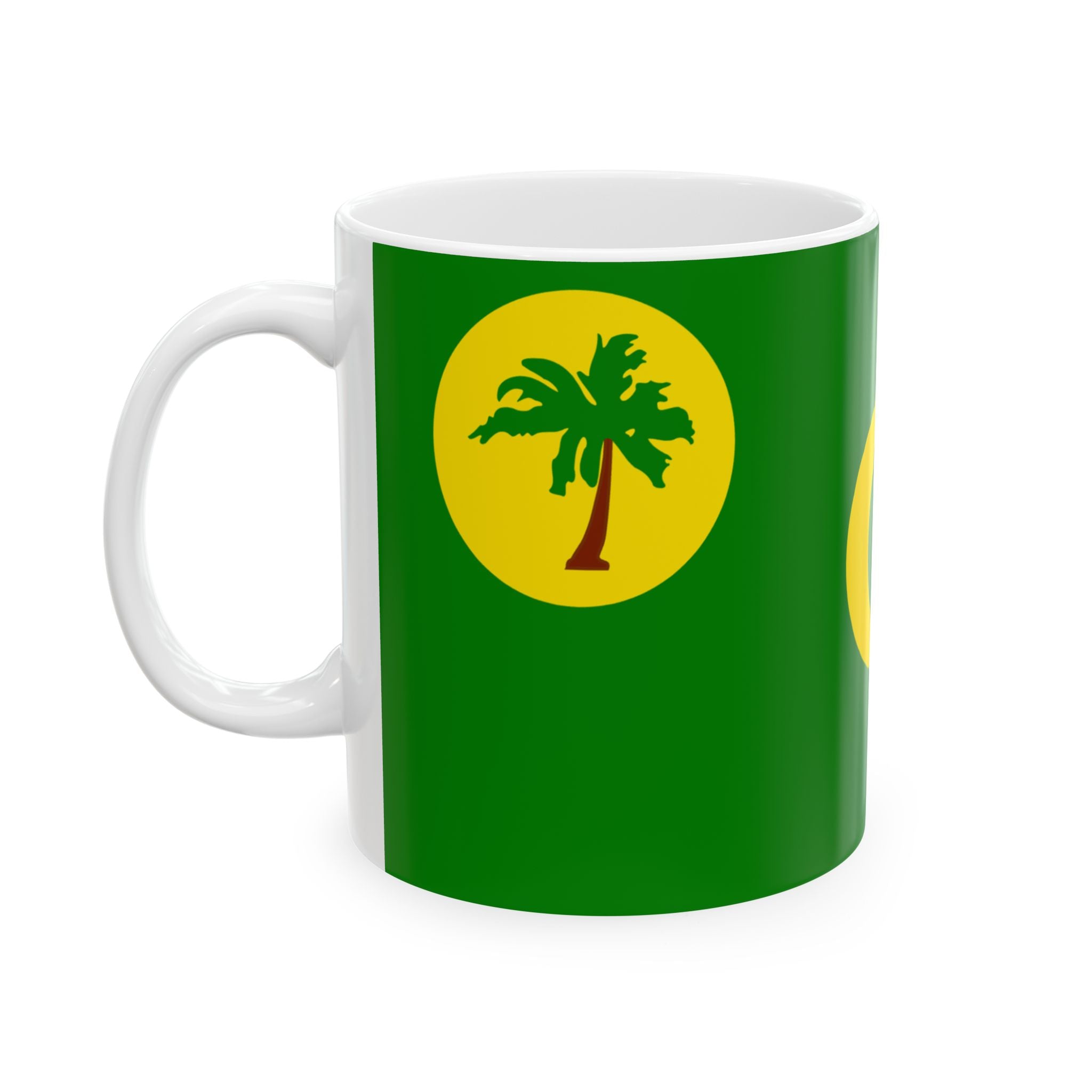 Cocos Islands Flag Mug | Patriotic Coffee Cup | Gift for Expats, Cocos Islands Heritage & Travelers