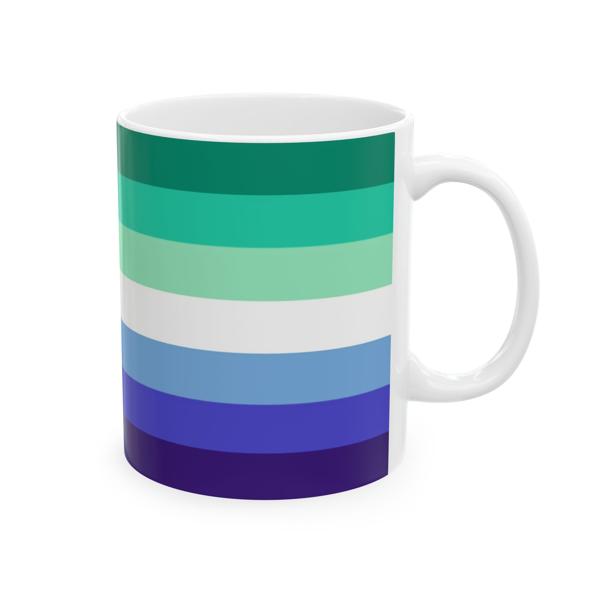 Trans-Inclusive Gay Mens Pride Mug | Trans-Inclusive Gay Men's Flag Coffee Cup | LGBTQ+ Pride Gift | Trans-Inclusive Gay Men's Community Mug