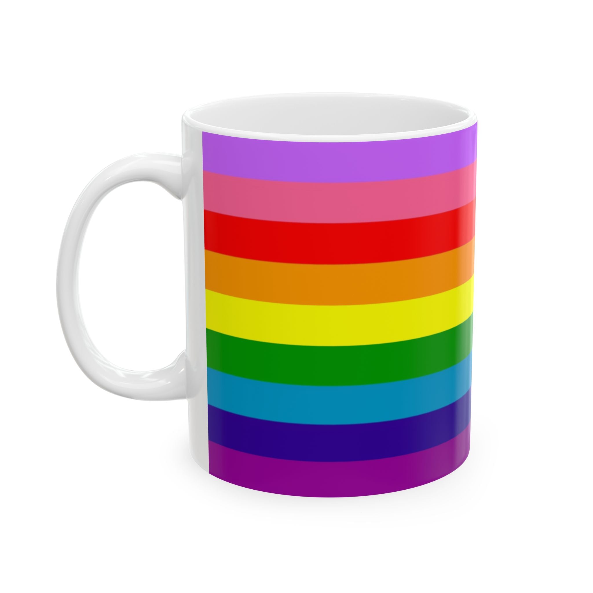 Gilbert Baker Pride Mug | Gilbert Baker Flag Coffee Cup | LGBTQ+ Pride Gift | Queer Community Mug