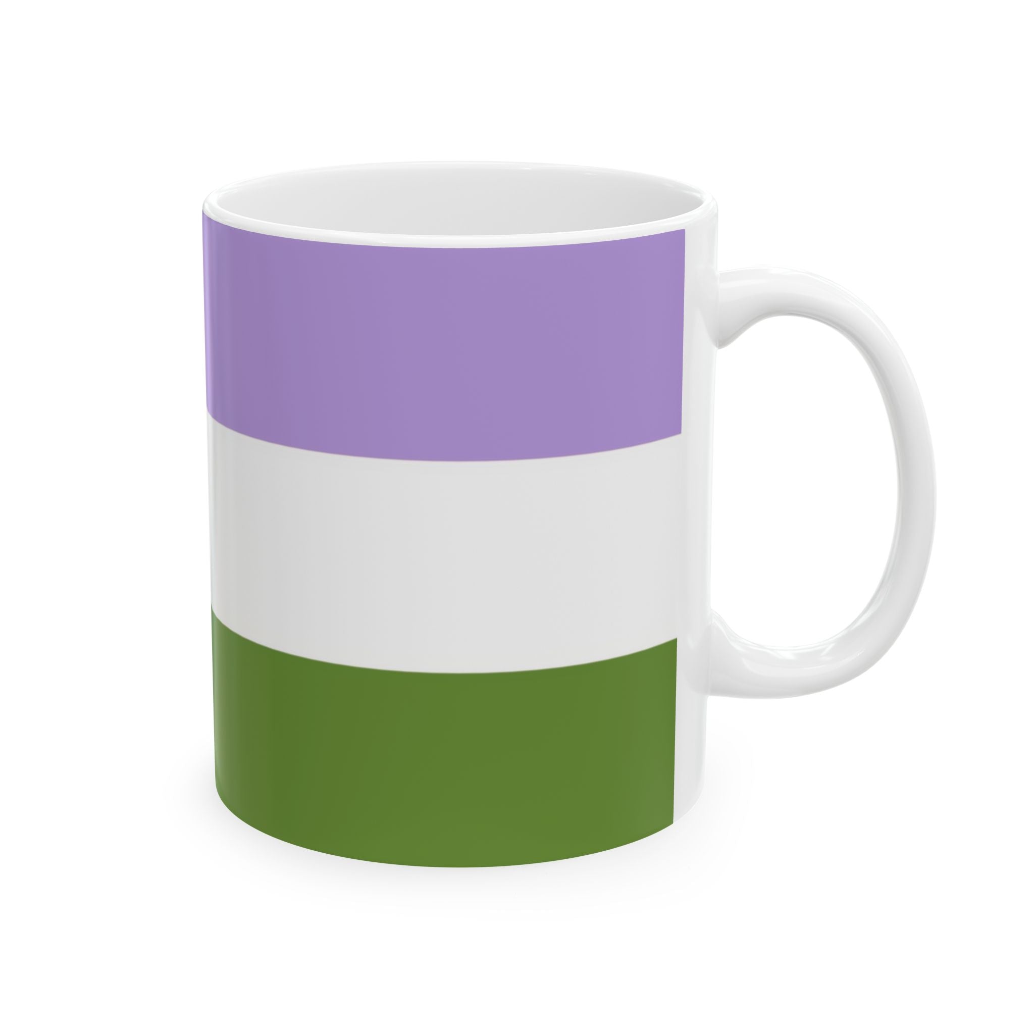 Genderqueer Pride Mug | Genderqueer Flag Coffee Cup | LGBTQ+ Pride Gift | Queer Community Mug
