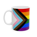 Progress Pride Mug | Progress Flag Coffee Cup | LGBTQ+ Pride Gift | Progress Community Mug
