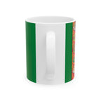 Turkmenistan Flag Mug | Patriotic Coffee Cup | Gift for Expats, Turkmenistan Heritage & Travelers