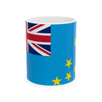 Tuvalu Flag Mug | Patriotic Coffee Cup | Gift for Expats, Tuvalu Heritage & Travelers