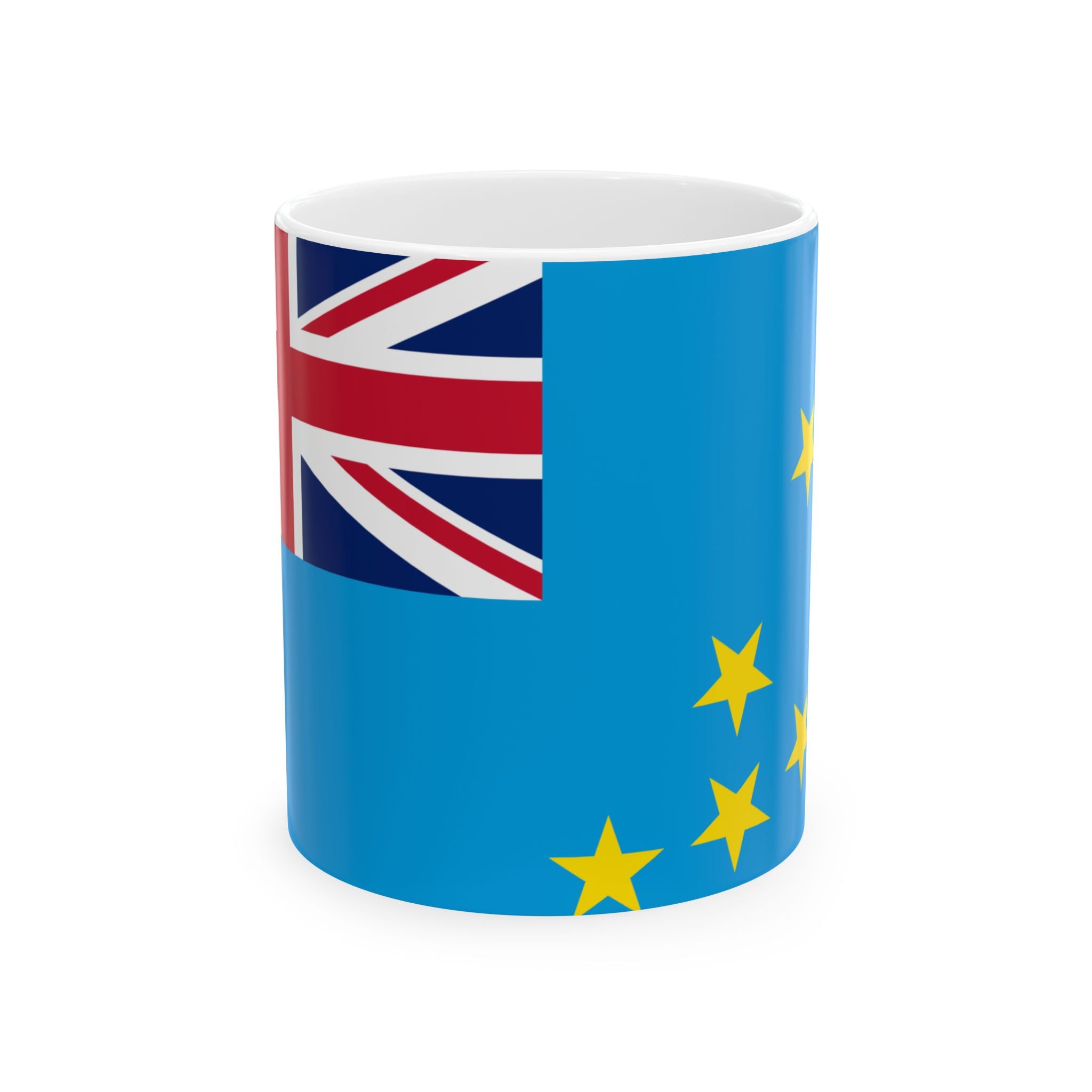 Tuvalu Flag Mug | Patriotic Coffee Cup | Gift for Expats, Tuvalu Heritage & Travelers