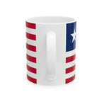 Liberia Flag Mug | Patriotic Coffee Cup | Gift for Expats, Liberia Heritage & Travelers