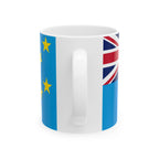 Tuvalu Flag Mug | Patriotic Coffee Cup | Gift for Expats, Tuvalu Heritage & Travelers