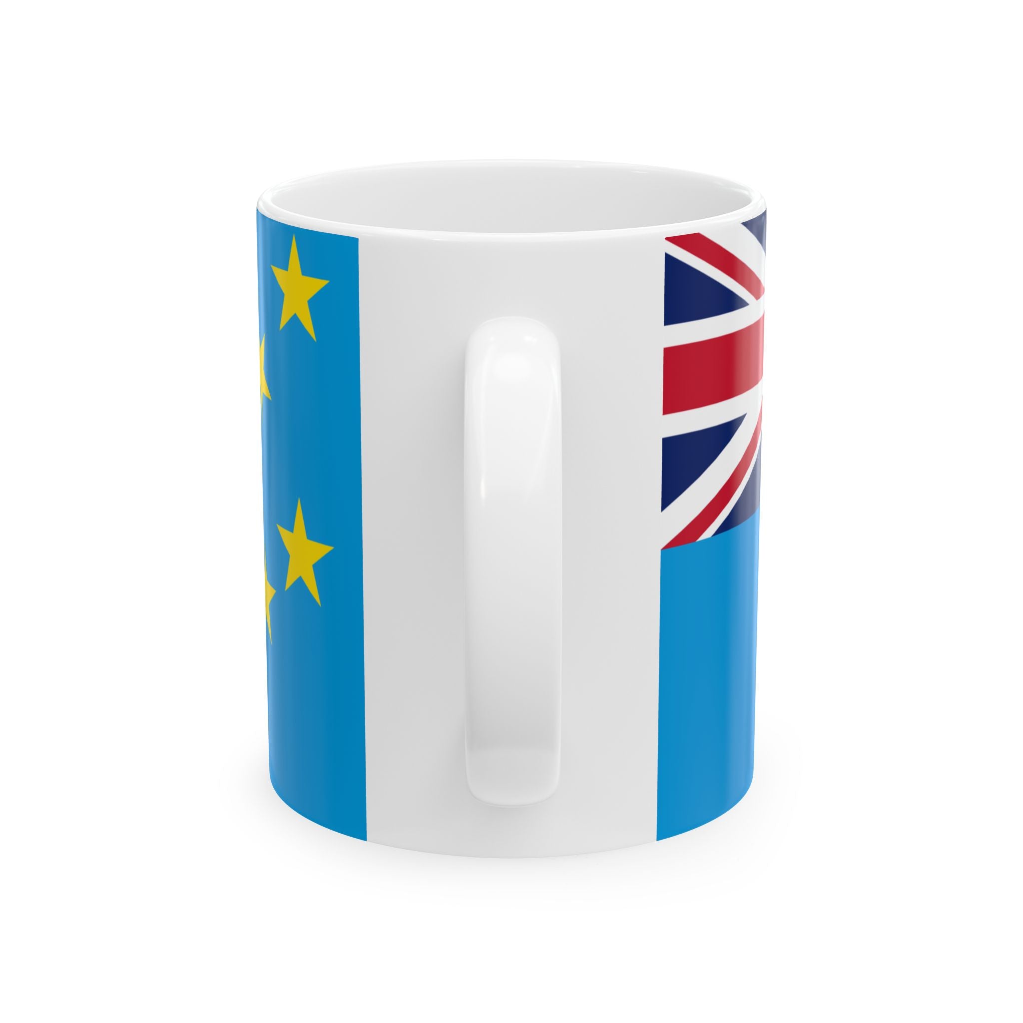 Tuvalu Flag Mug | Patriotic Coffee Cup | Gift for Expats, Tuvalu Heritage & Travelers