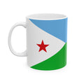 Djibouti Flag Mug | Patriotic Coffee Cup | Gift for Expats, Djibouti Heritage & Travelers