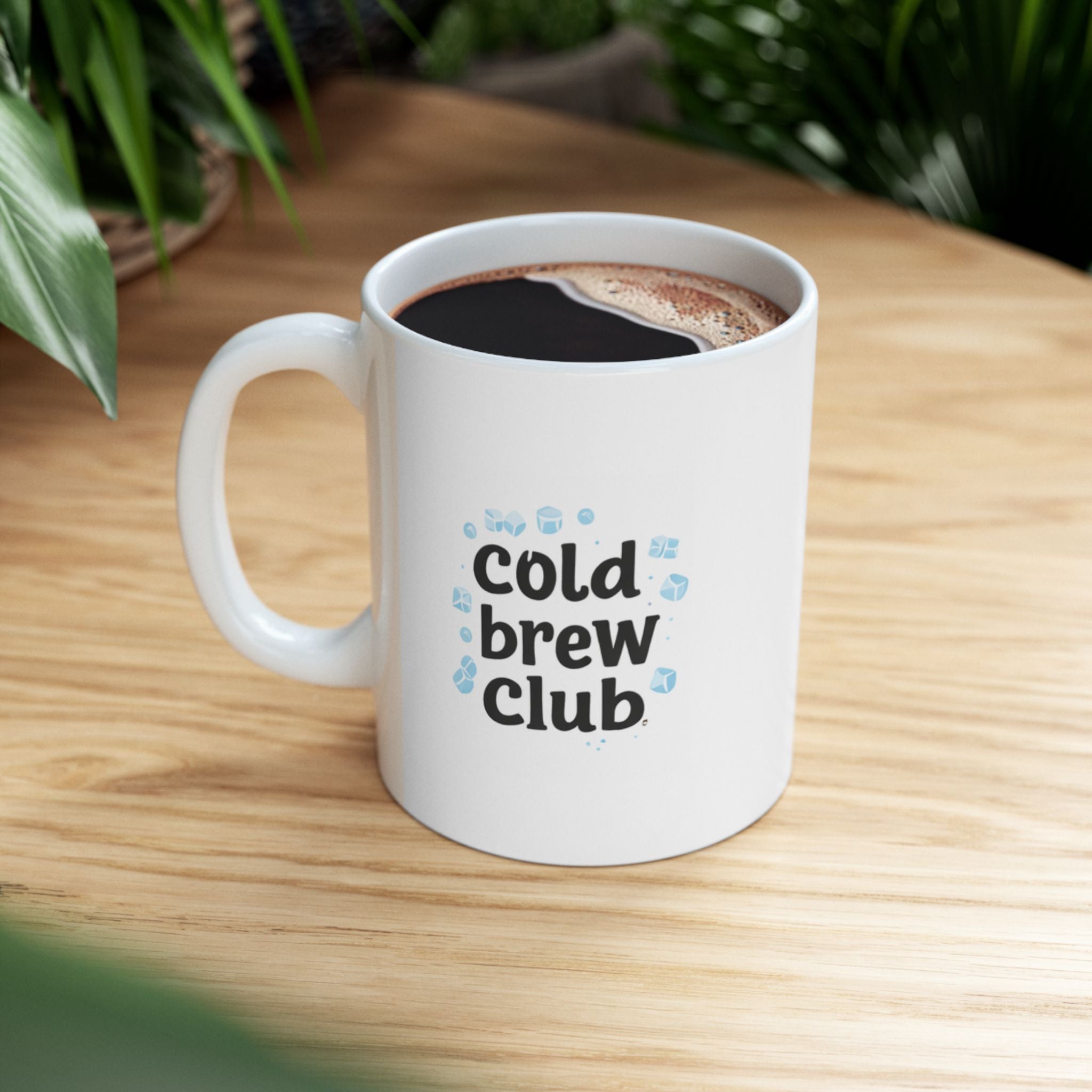 cold brew club Summer Mug | Cute Coffee Mug | Beach Coffee Cup | Iced Coffee Mug | Summer Gift | Ceramic Mug