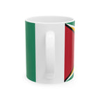 Guyana Flag Mug | Patriotic Coffee Cup | Gift for Expats, Guyana Heritage & Travelers