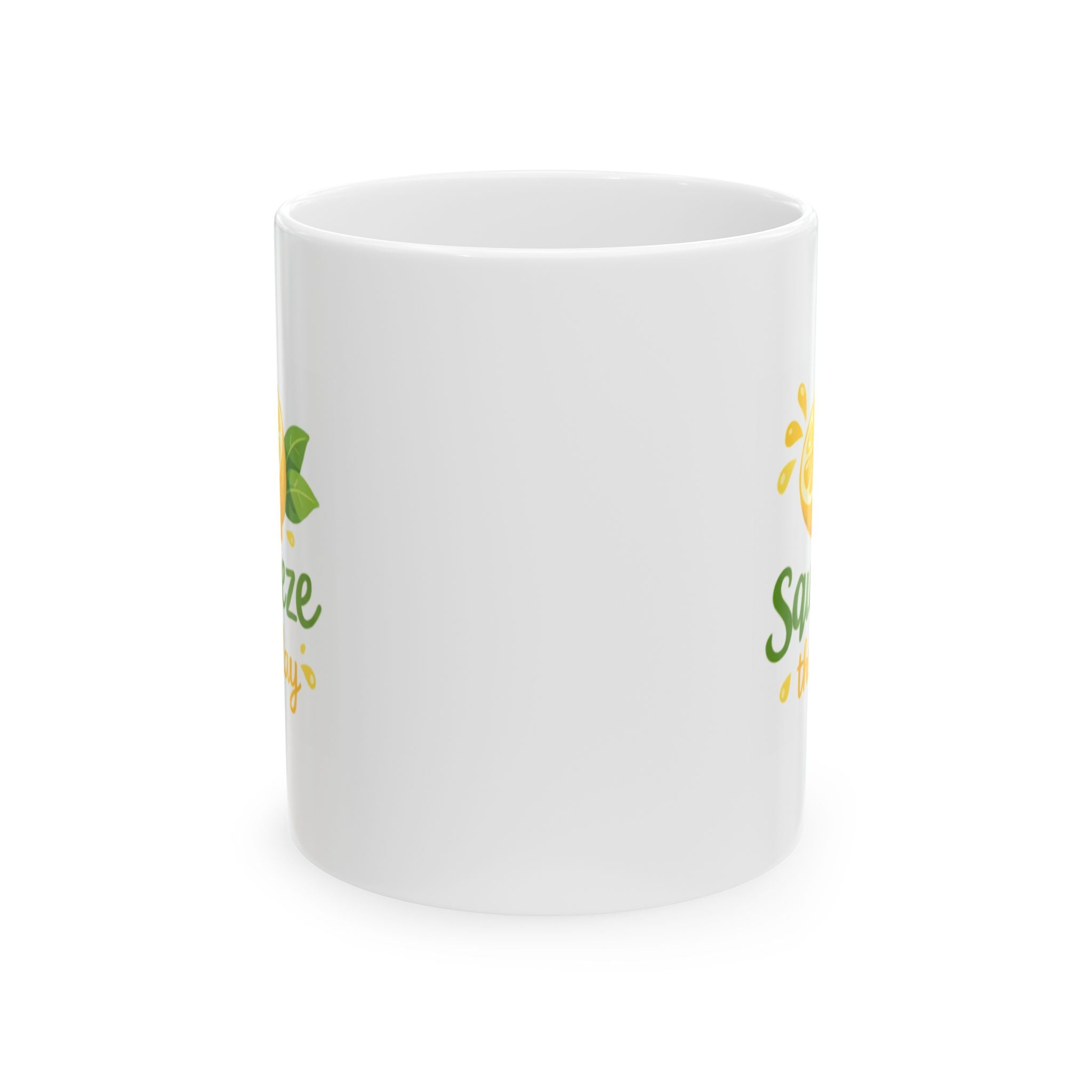 squeeze the day Summer Mug | Cute Coffee Mug | Beach Coffee Cup | Iced Coffee Mug | Summer Gift | Ceramic Mug