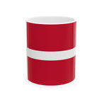 Denmark Flag Mug | Patriotic Coffee Cup | Gift for Expats, Denmark Heritage & Travelers
