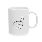 Leo Zodiac Mug | Astrology Coffee Mug | Horoscope Gift | Ceramic Zodiac Cup | Birthday Gift