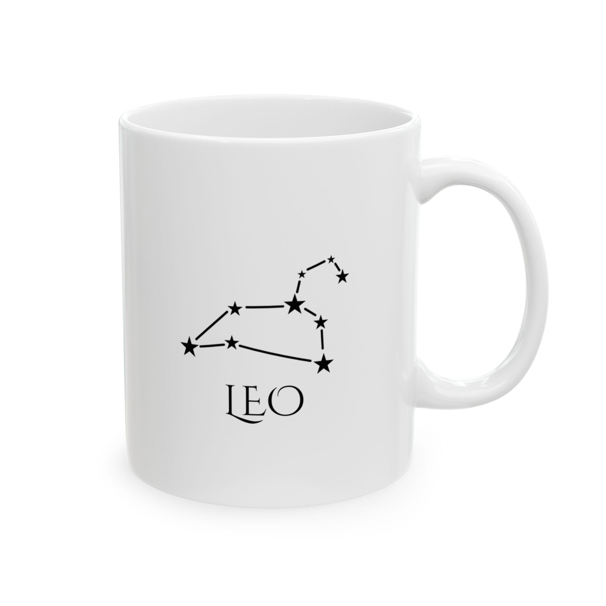 Leo Zodiac Mug | Astrology Coffee Mug | Horoscope Gift | Ceramic Zodiac Cup | Birthday Gift