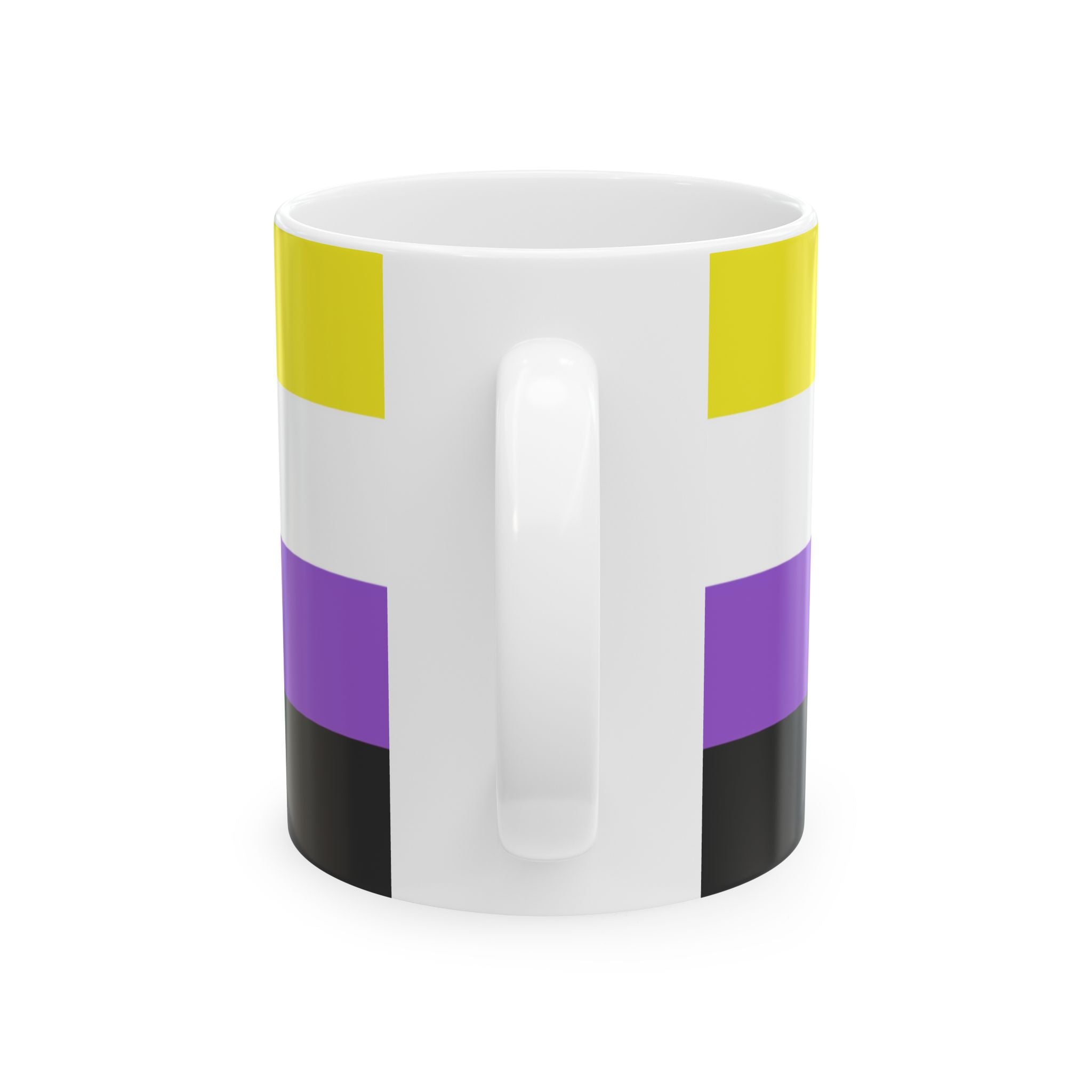 Nonbinary Pride Mug | Nonbinary Flag Coffee Cup | LGBTQ+ Pride Gift | Queer Community Mug
