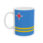 Aruba Flag Mug | Patriotic Coffee Cup | Gift for Expats, Aruba Heritage & Travelers
