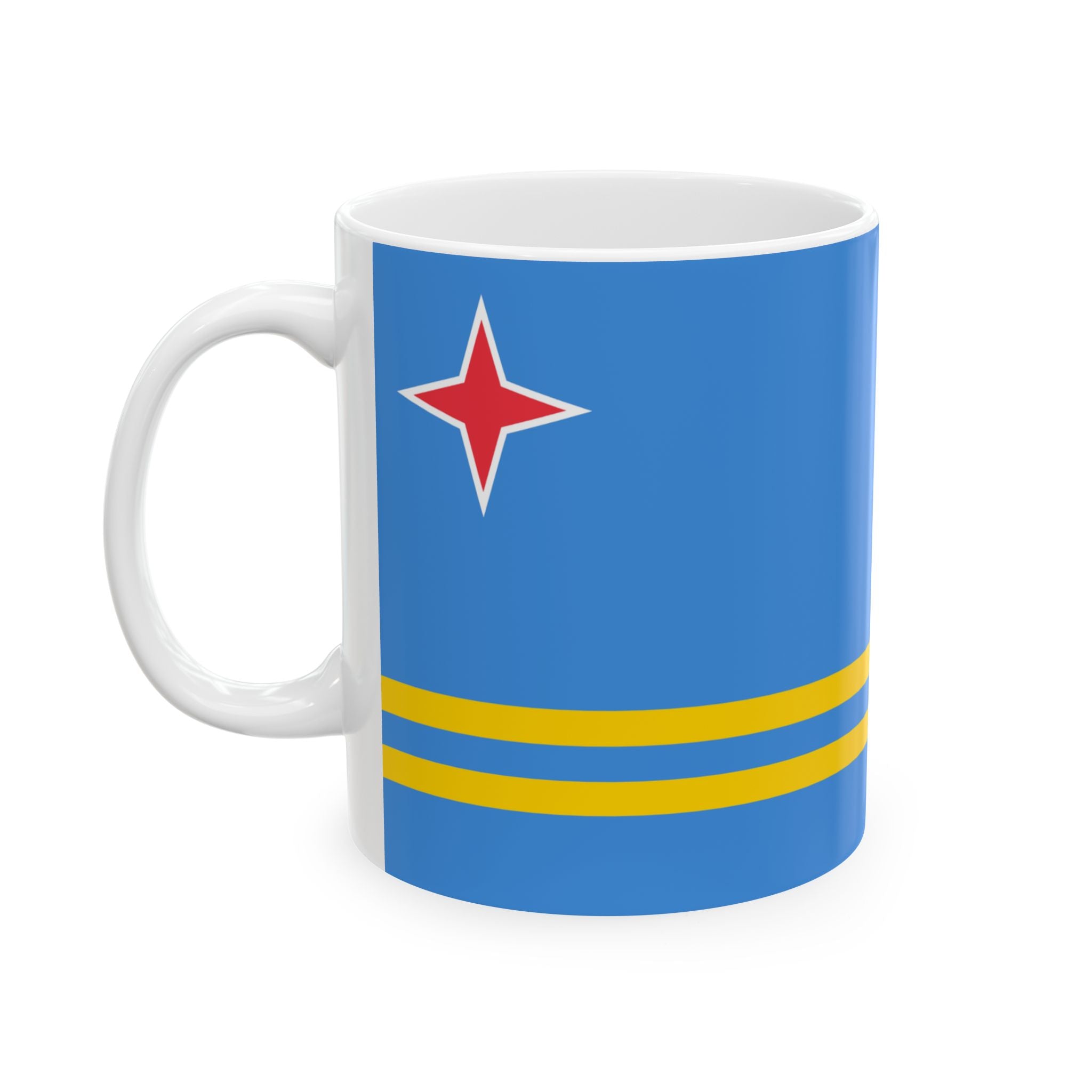 Aruba Flag Mug | Patriotic Coffee Cup | Gift for Expats, Aruba Heritage & Travelers