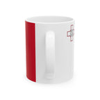 Malta Flag Mug | Patriotic Coffee Cup | Gift for Expats, Malta Heritage & Travelers