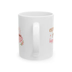 espresso your happy place Mug | Cute Girly Coffee Mug | Pink Aesthetic Coffee Cup | Coffee Lover Gift | Feminine Ceramic Mug