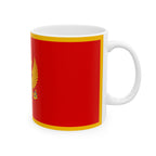 Montenegro Flag Mug | Patriotic Coffee Cup | Gift for Expats, Montenegro Heritage & Travelers