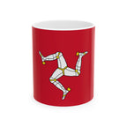 Isle of Man Flag Mug | Patriotic Coffee Cup | Gift for Expats, Isle of Man Heritage & Travelers