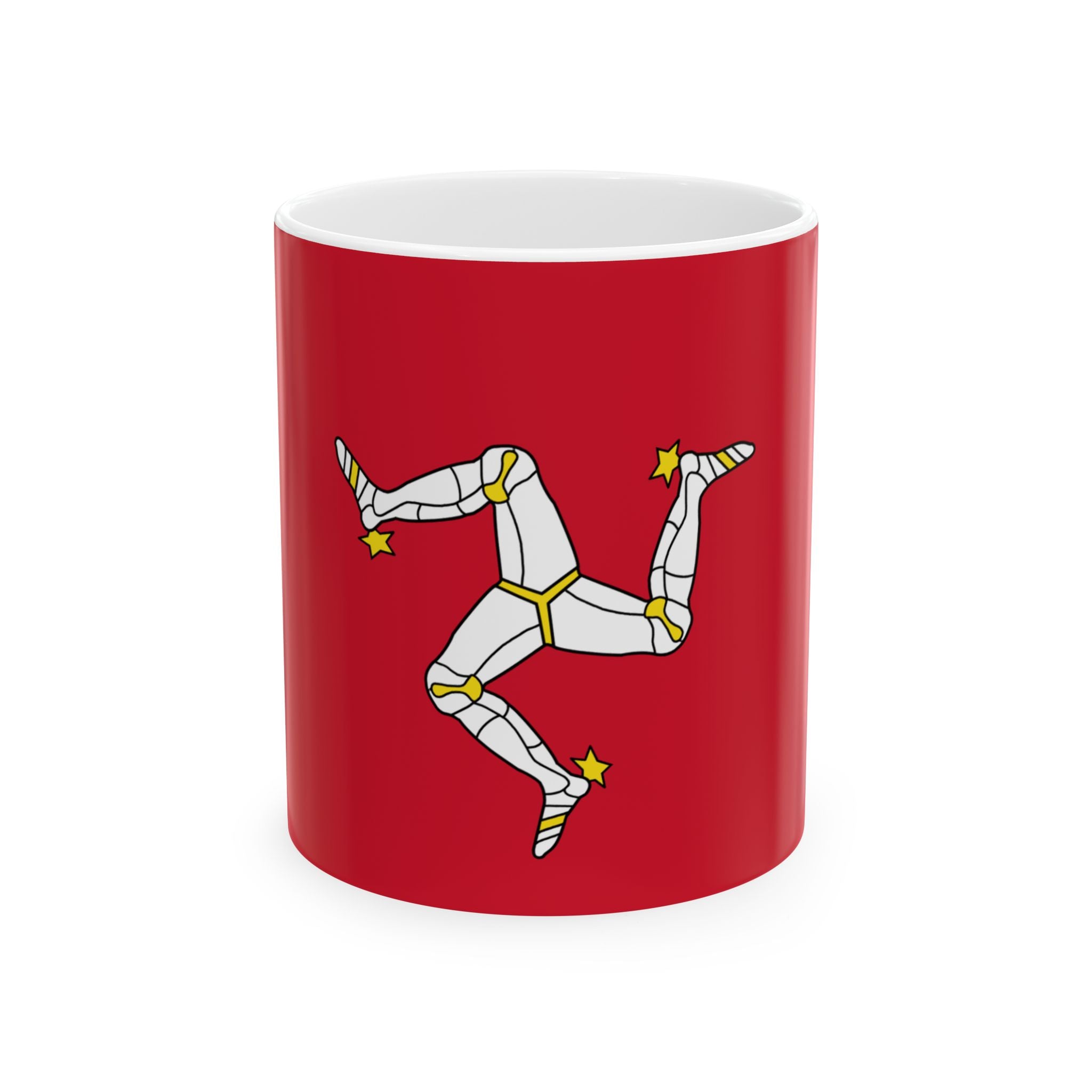 Isle of Man Flag Mug | Patriotic Coffee Cup | Gift for Expats, Isle of Man Heritage & Travelers