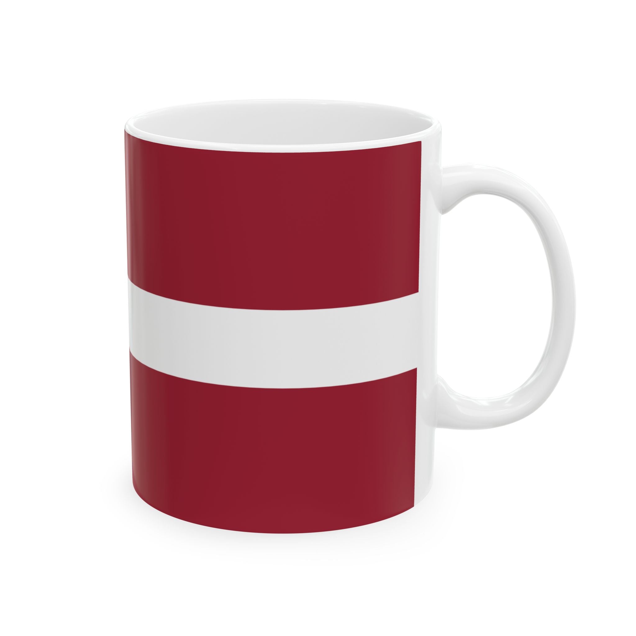 Latvia Flag Mug | Patriotic Coffee Cup | Gift for Expats, Latvia Heritage & Travelers