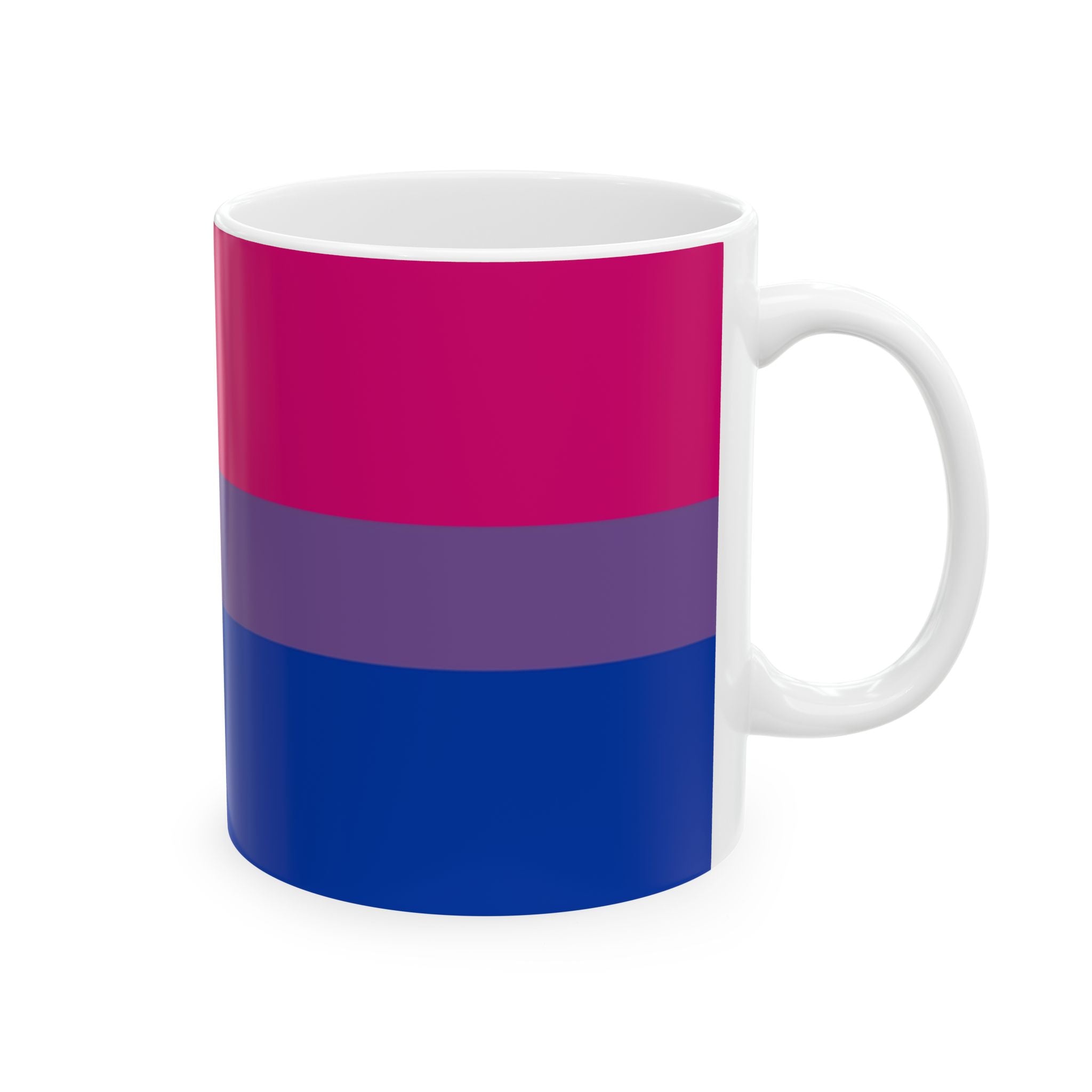 Bisexual Pride Mug | Bisexual Flag Coffee Cup | LGBTQ+ Pride Gift | Queer Community Mug