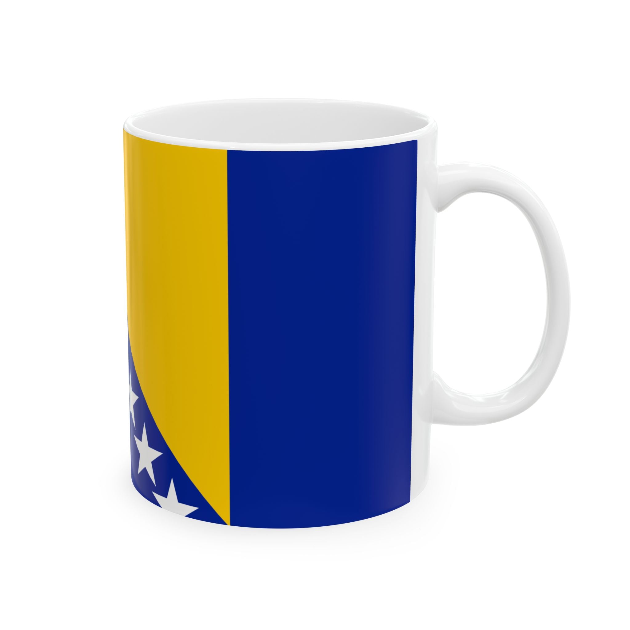Bosnia and Herzegovina Flag Mug | Patriotic Coffee Cup | Gift for Expats, Bosnia and Herzegovina Heritage & Travelers