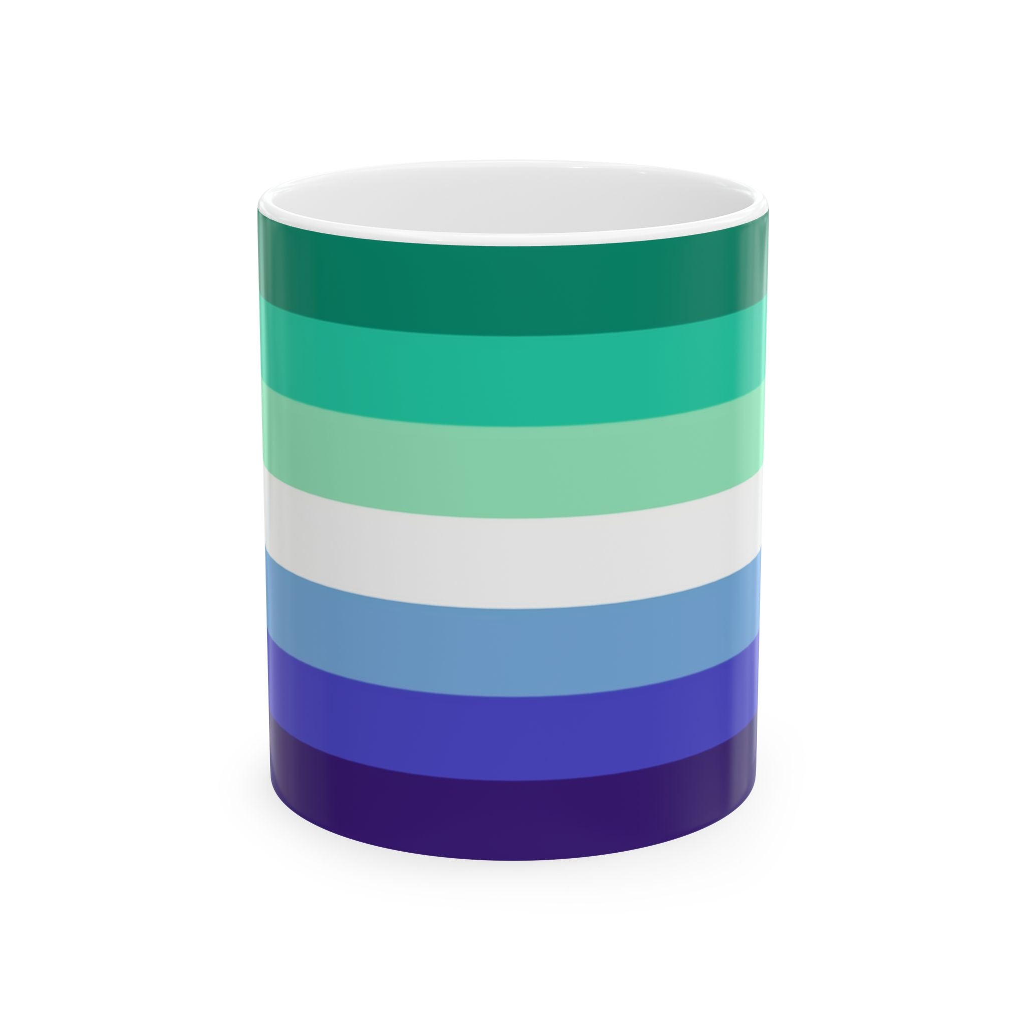 Trans-Inclusive Gay Mens Pride Mug | Trans-Inclusive Gay Men's Flag Coffee Cup | LGBTQ+ Pride Gift | Trans-Inclusive Gay Men's Community Mug