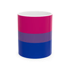 Bisexual Pride Mug | Bisexual Flag Coffee Cup | LGBTQ+ Pride Gift | Queer Community Mug