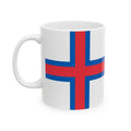 Faroe Islands Flag Mug | Patriotic Coffee Cup | Gift for Expats, Faroe Islands Heritage & Travelers