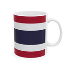 Thailand Flag Mug | Patriotic Coffee Cup | Gift for Expats, Thailand Heritage & Travelers