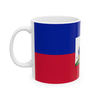 Haiti Flag Mug | Patriotic Coffee Cup | Gift for Expats, Haiti Heritage & Travelers