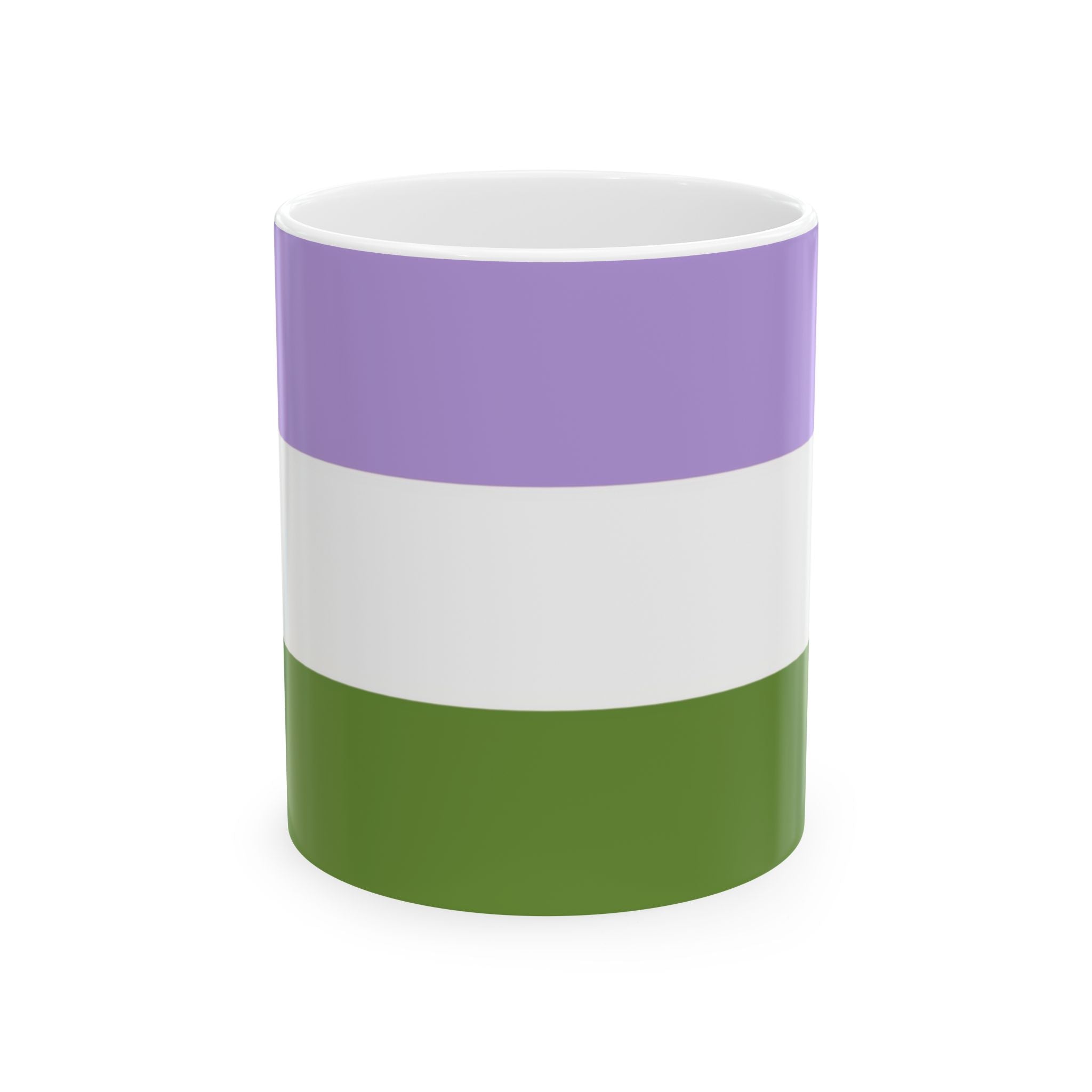 Genderqueer Pride Mug | Genderqueer Flag Coffee Cup | LGBTQ+ Pride Gift | Queer Community Mug