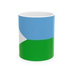 Djibouti Flag Mug | Patriotic Coffee Cup | Gift for Expats, Djibouti Heritage & Travelers