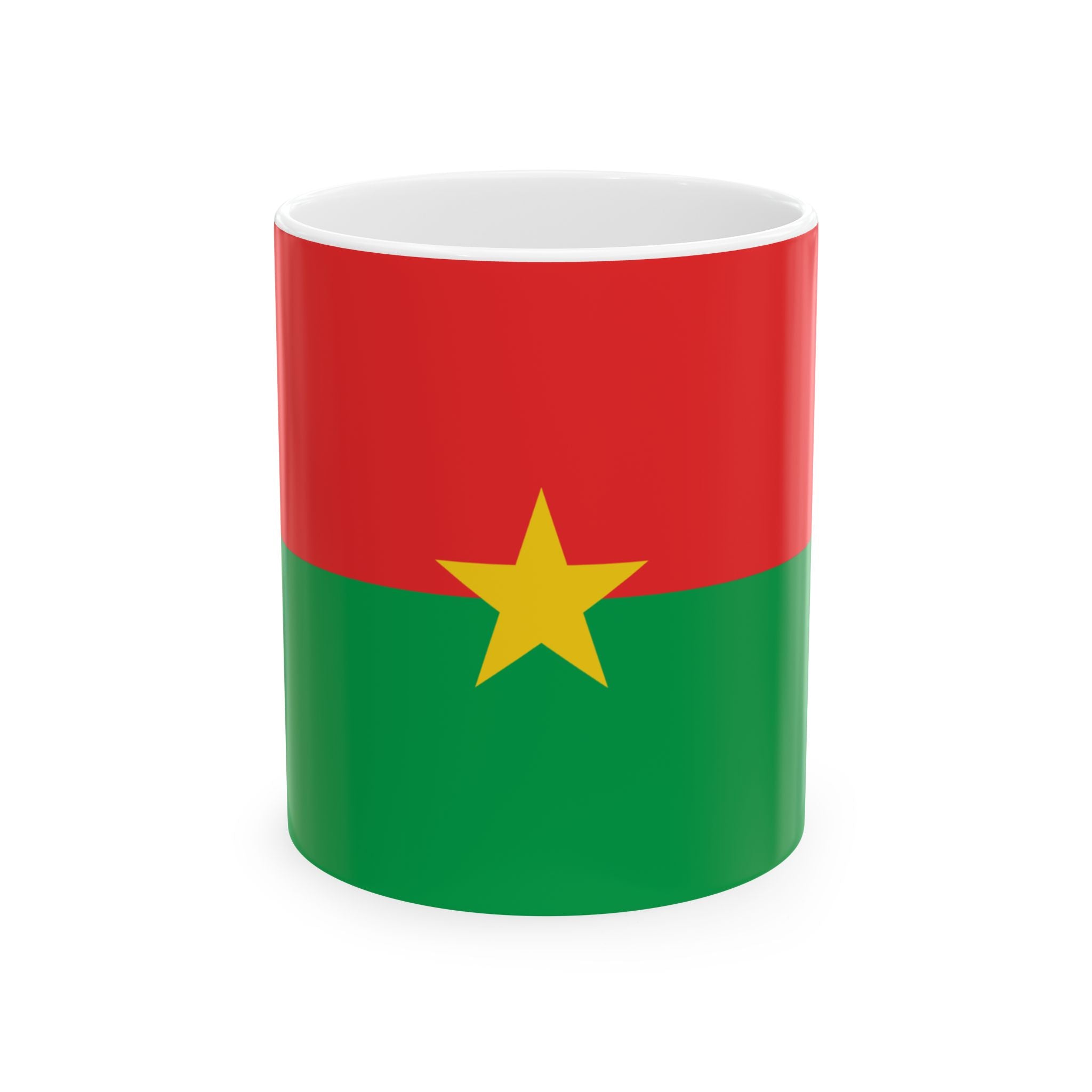 Burkina Faso Flag Mug | Patriotic Coffee Cup | Gift for Expats, Burkina Faso Heritage & Travelers